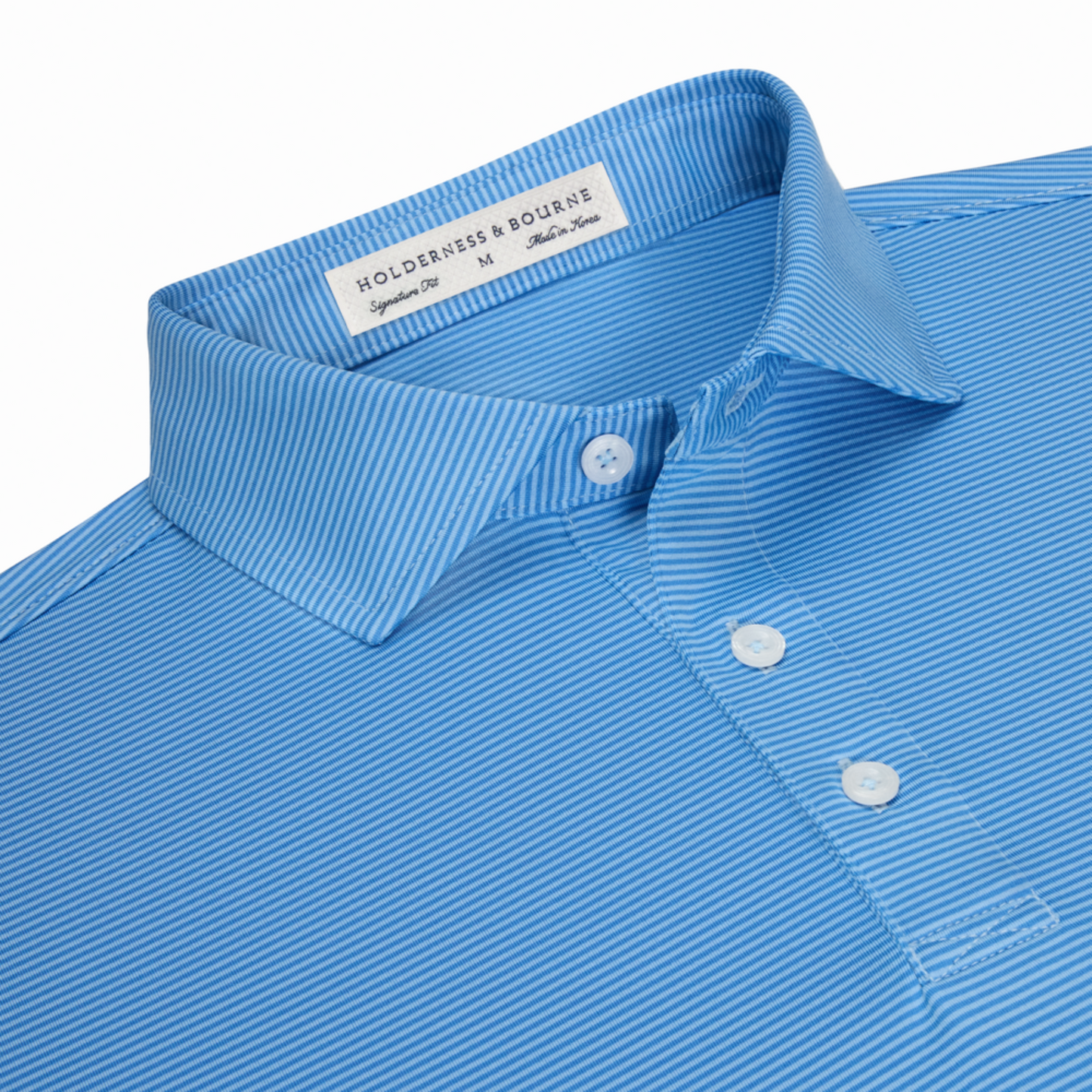 H&B The Perkins Shirt - Horizon Blue and Vista Blue