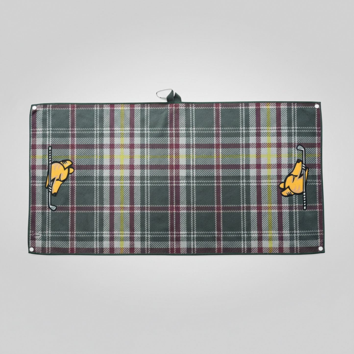 Angus and Grace x 7 Mile Beach Tartan towel