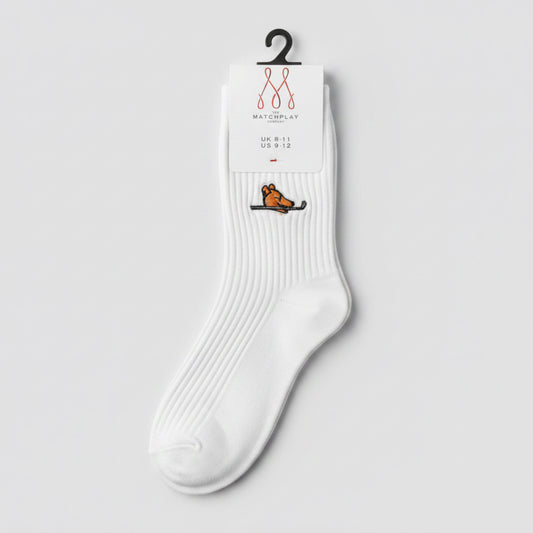 Matchplay Co x 7 Mile Beach White Sport Logo