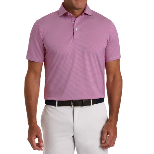 H&B The Perkins Shirt - Cabernet & White