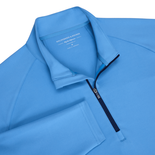 H&B The Rodgers 1/4 Zip Pullover - Horizon Blue