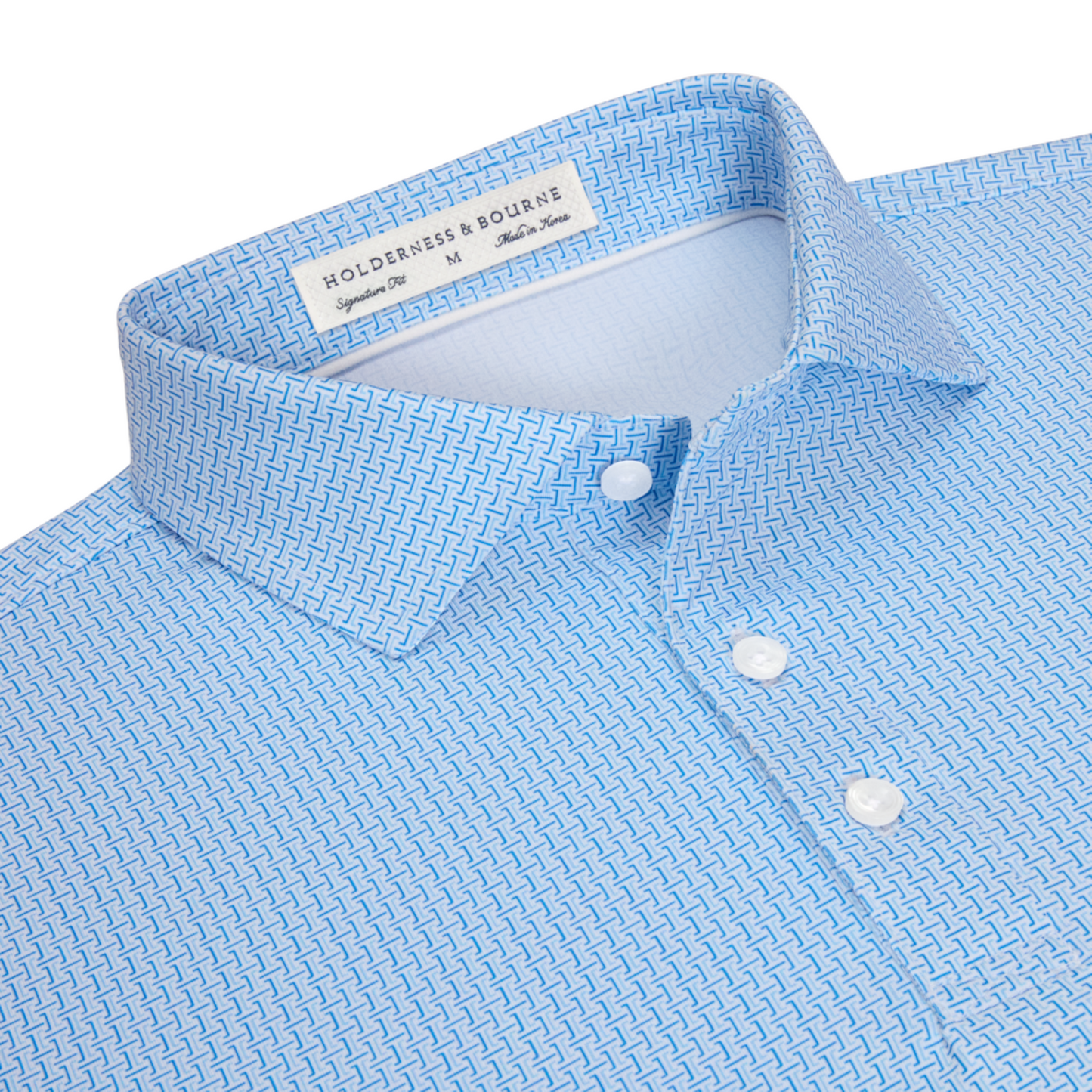 H&B The Norwood Shirt - Vista Blue and Horizon Blue