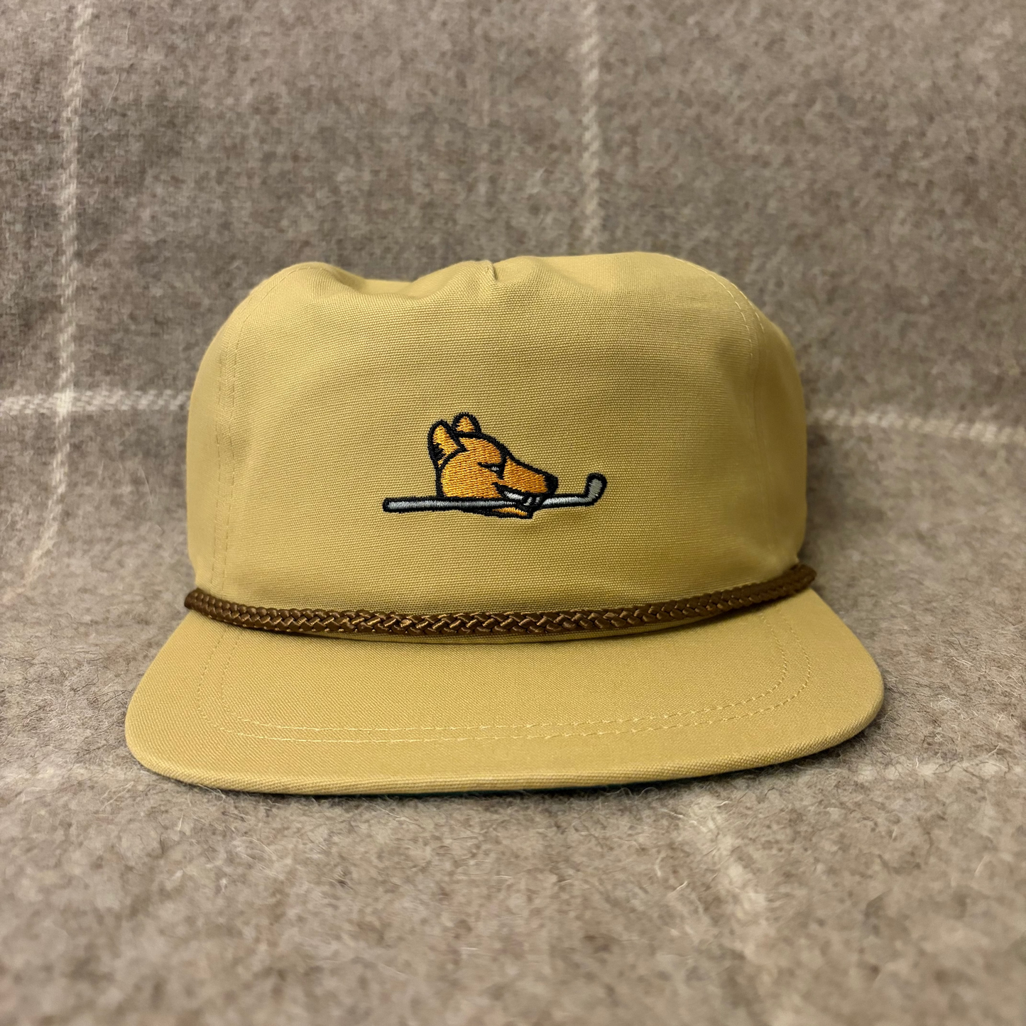 The Original Rope Hat Olive or Deep Gold/Brown