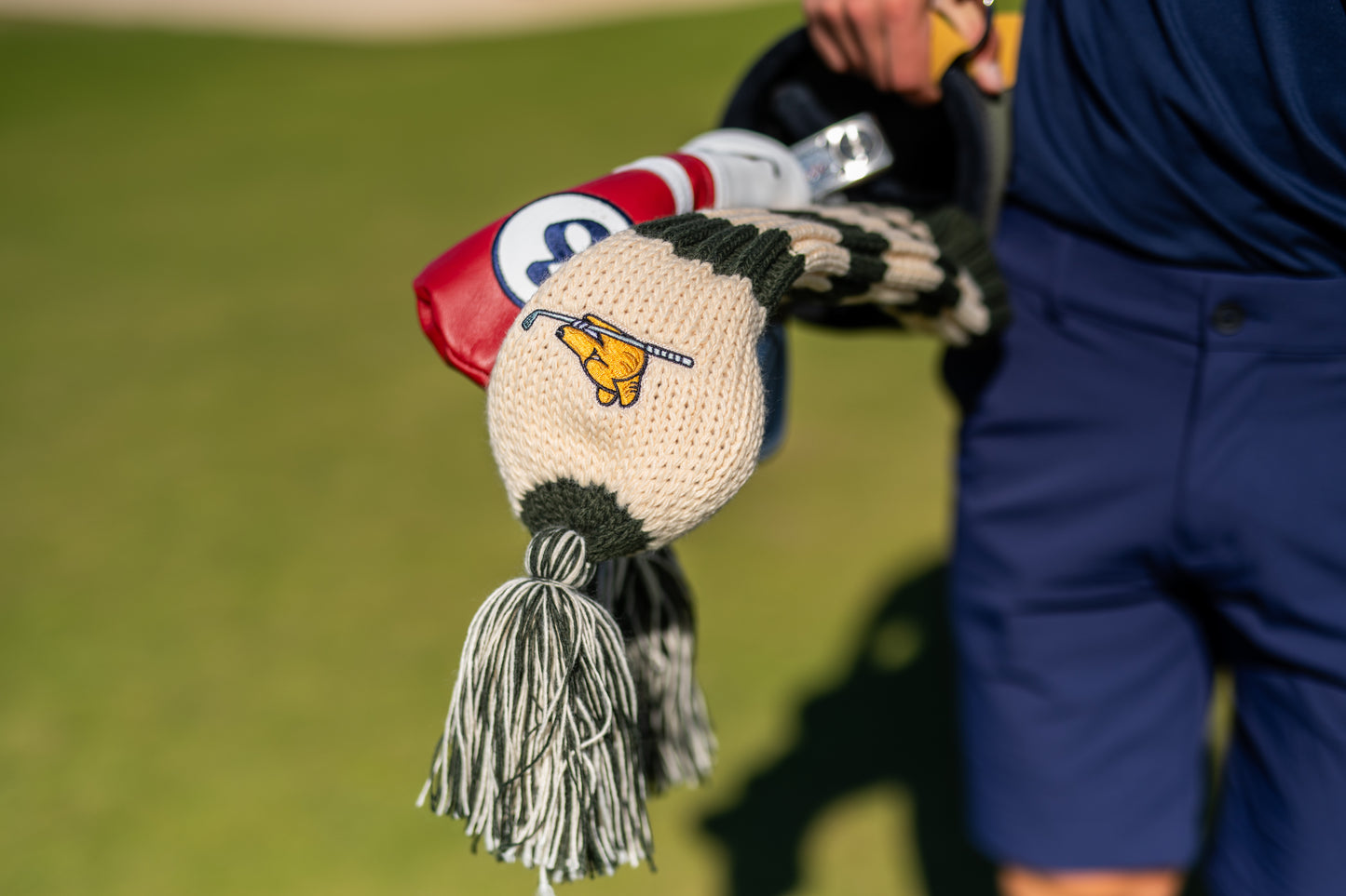 7 Mile Beach pom pom driver headcover
