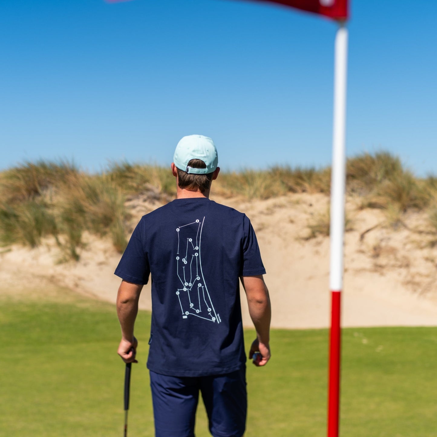 Angus and Grace Course Map T Shirt