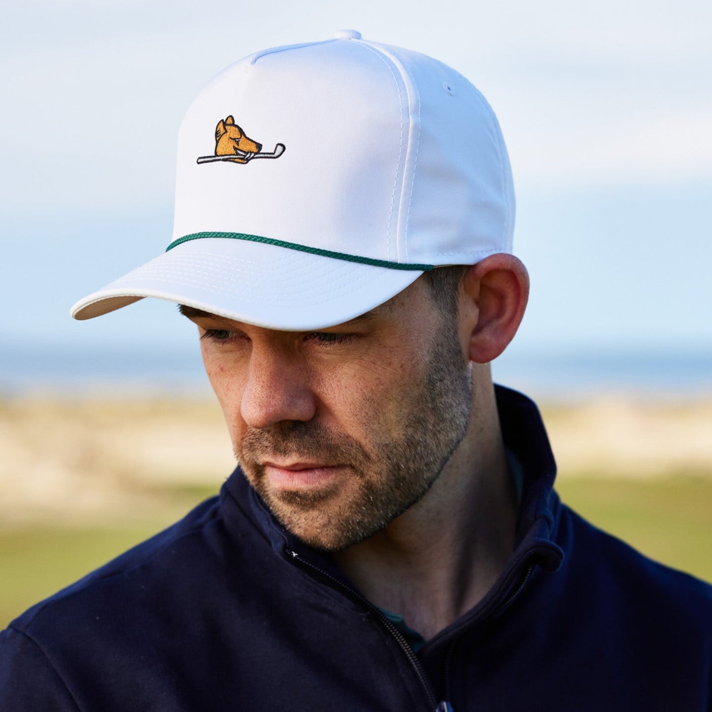 Imperial "The Wrightson Rope Cap" - White/Dark Green rope, Cherry/Gold
